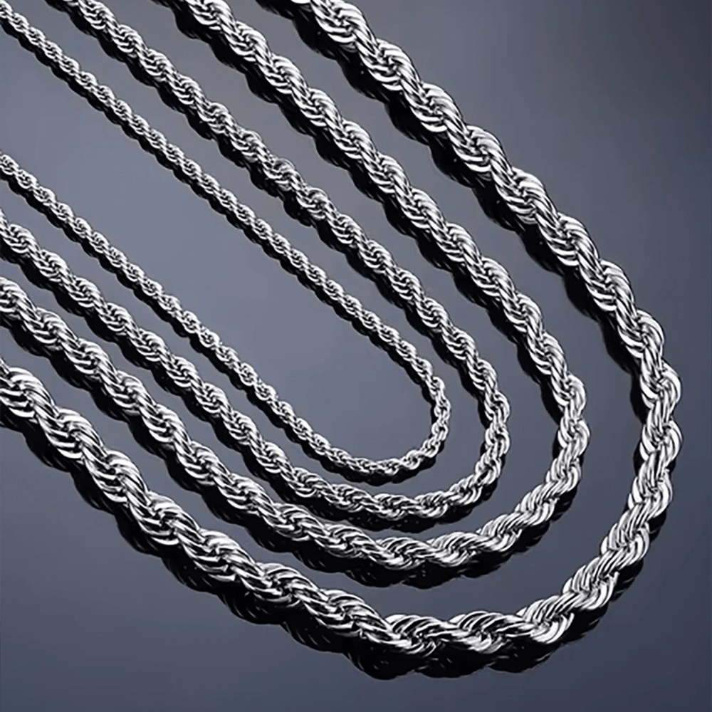 Silver Rope Chain - UNOPENED - Picture 2 of 6